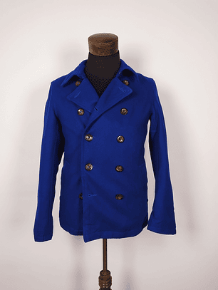Abrigo Marinero lana seda hombre Talla S BANANA SEVEN Azul Rey - AP18-GG