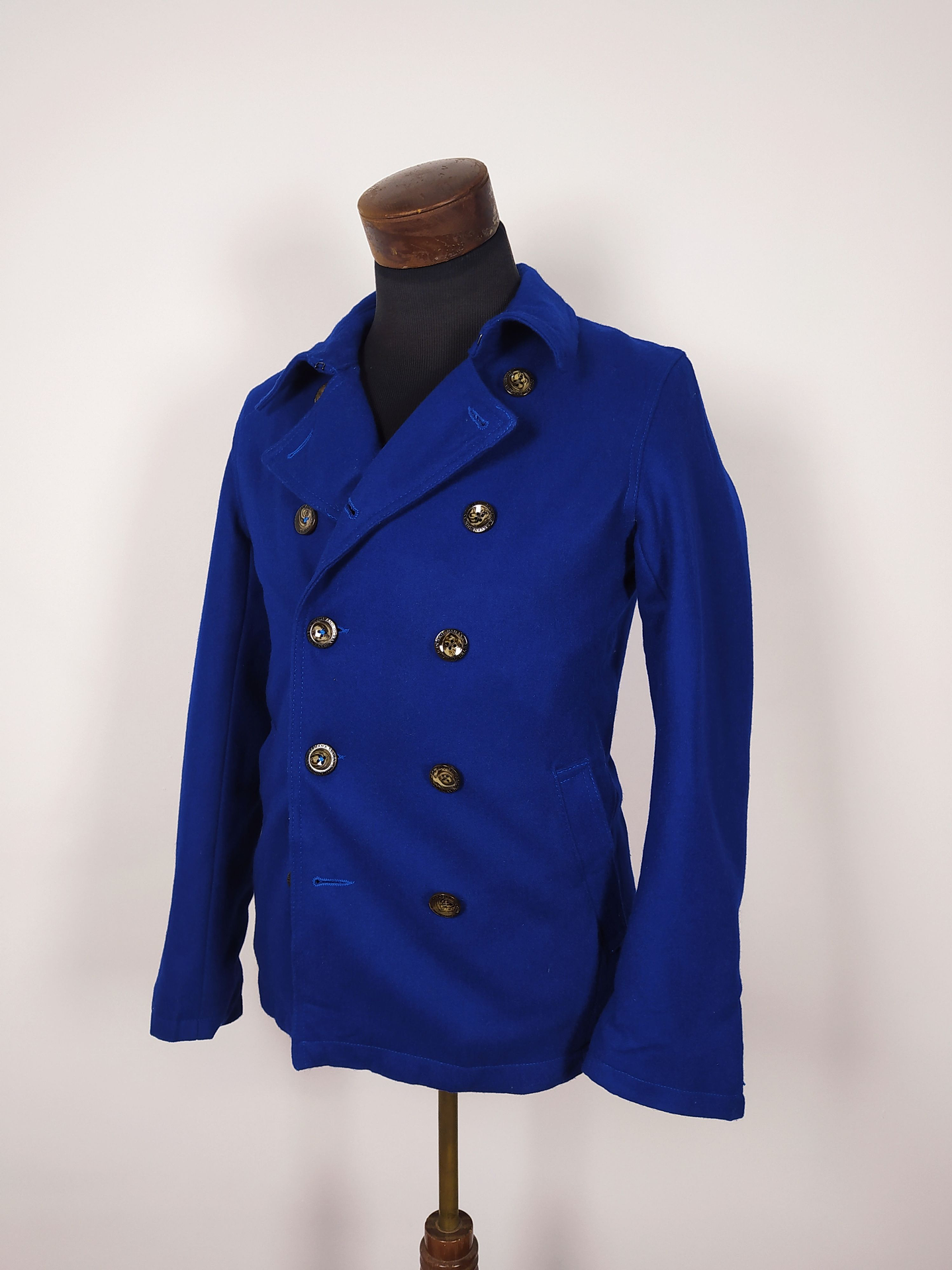 Abrigo Marinero lana seda hombre Talla S BANANA SEVEN Azul Rey - AP18-GG 2