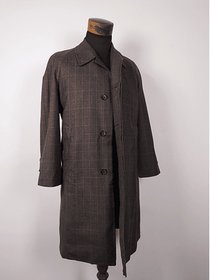 Abrigo liviano pura lana hombre lujo Talla SM TED LAPIDUS Café - AP22-GG