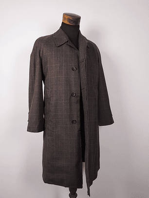 Abrigo liviano pura lana hombre lujo Talla SM TED LAPIDUS Café - AP22-GG