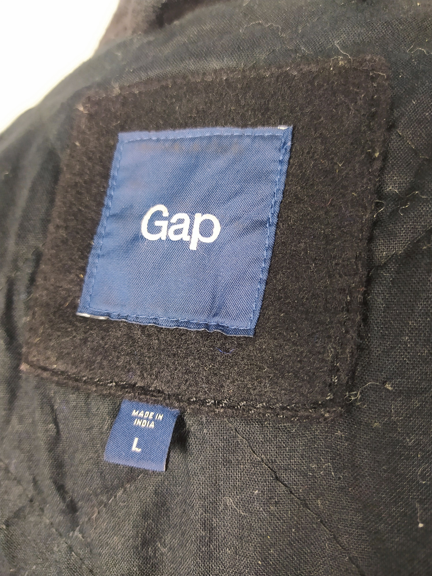 Abrigo lana hombre Talla LXL GAP Negro - AP13 6