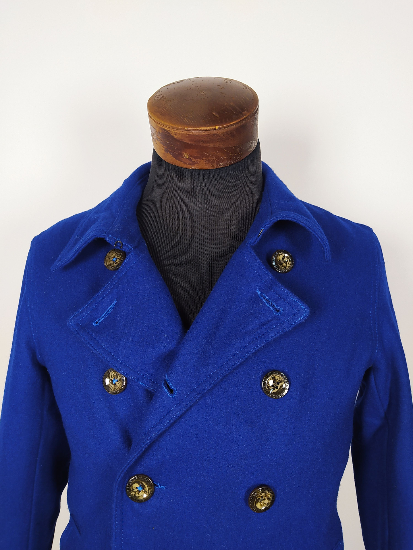 Abrigo Marinero lana seda hombre Talla S BANANA SEVEN Azul Rey - AP18-GG 4