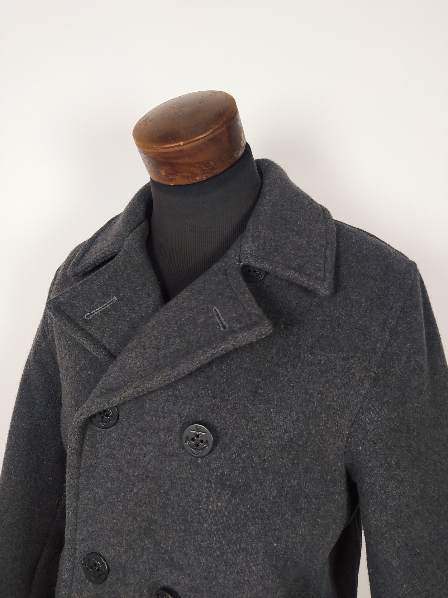 Abrigo Marinero lana hombre Talla M LIVEFORD Plomo - AP21-GG 3