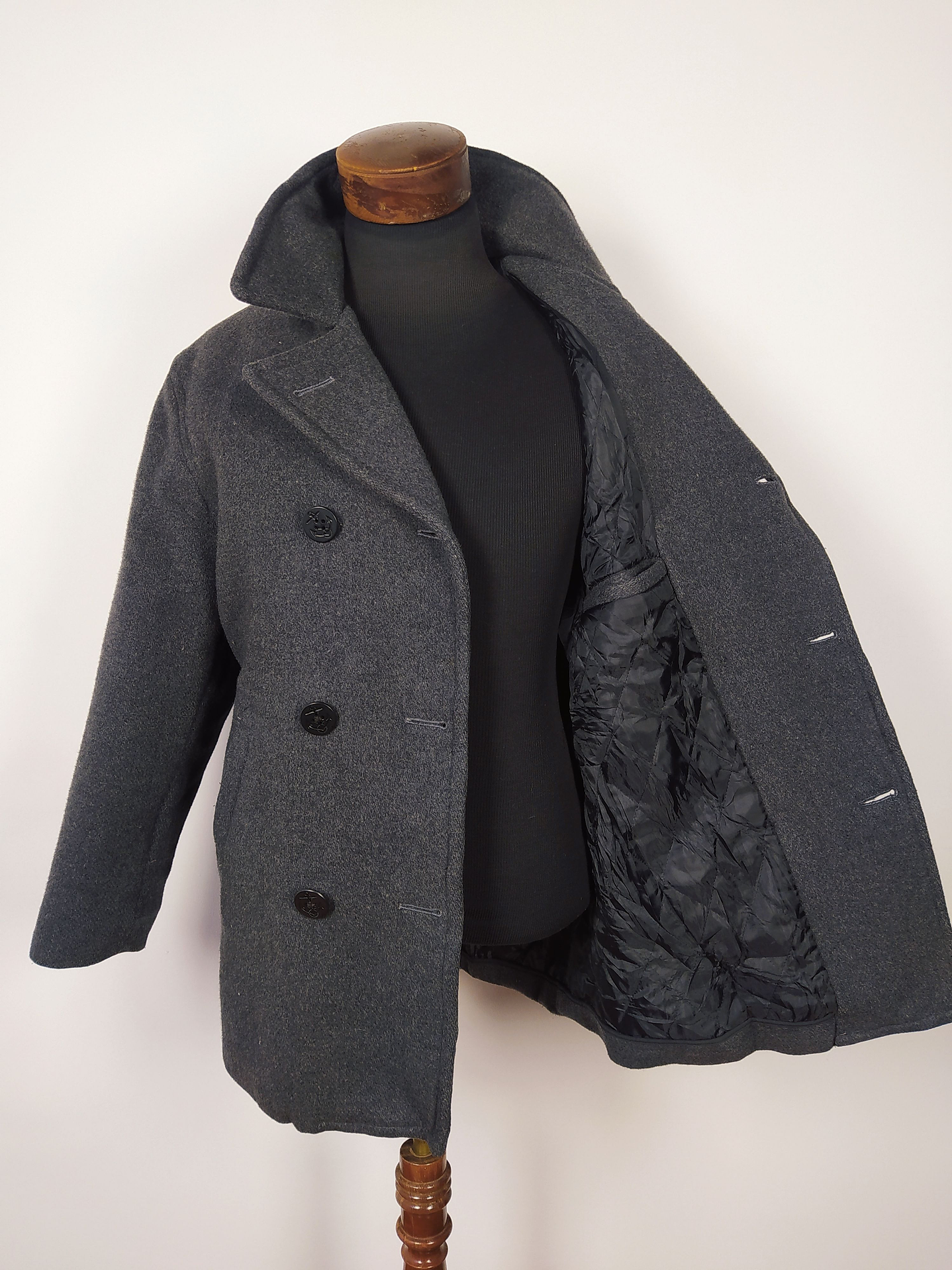 Abrigo Marinero lana hombre Talla M LIVEFORD Plomo - AP21-GG 5