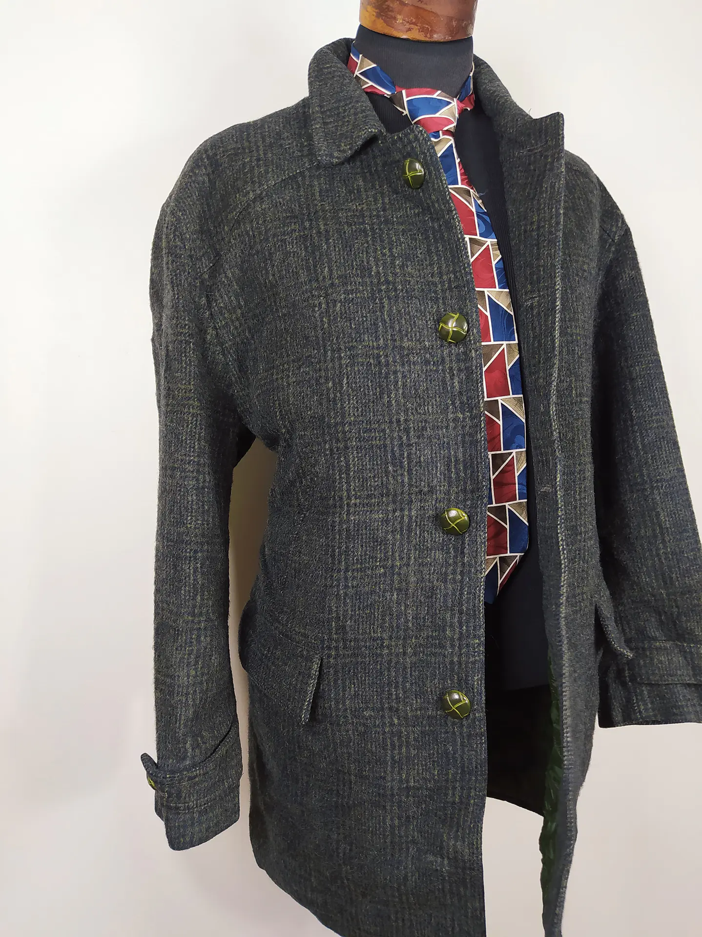 Abrigo pura lana verde Magimsa hombre TALLA LXL - AA5 7