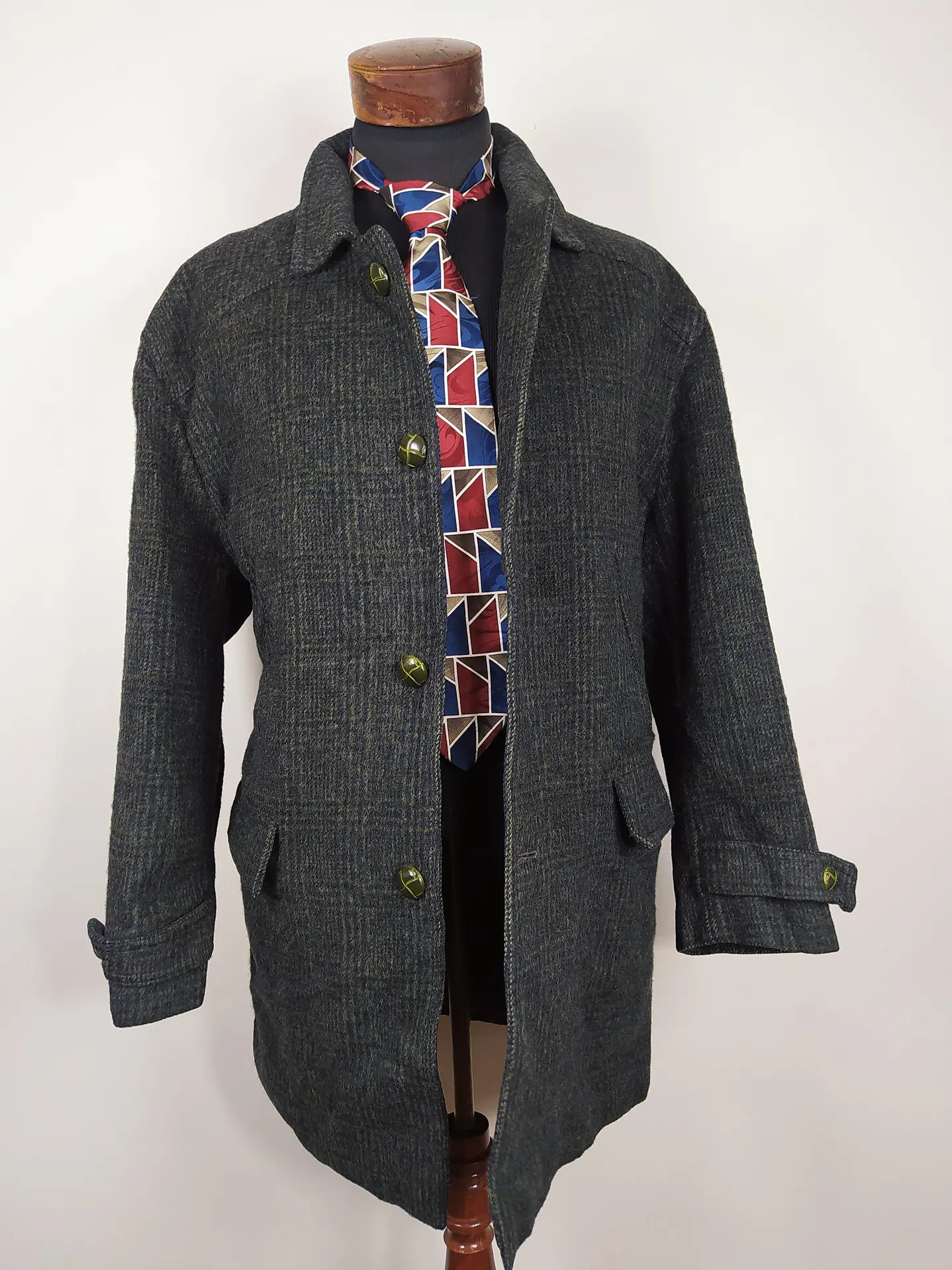 Abrigo pura lana verde Magimsa hombre TALLA LXL - AA5 4