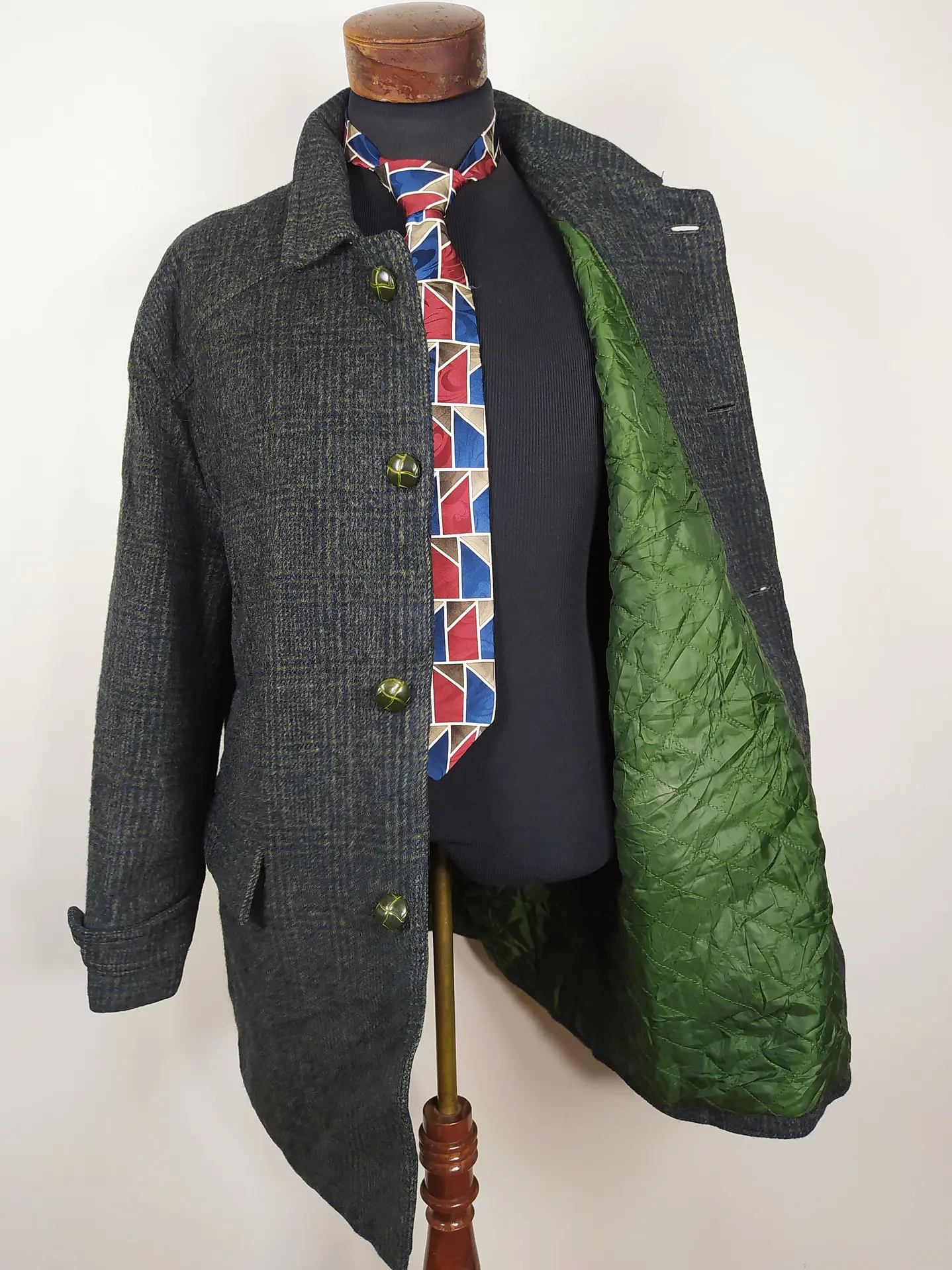 Abrigo pura lana verde Magimsa hombre TALLA LXL - AA5 2