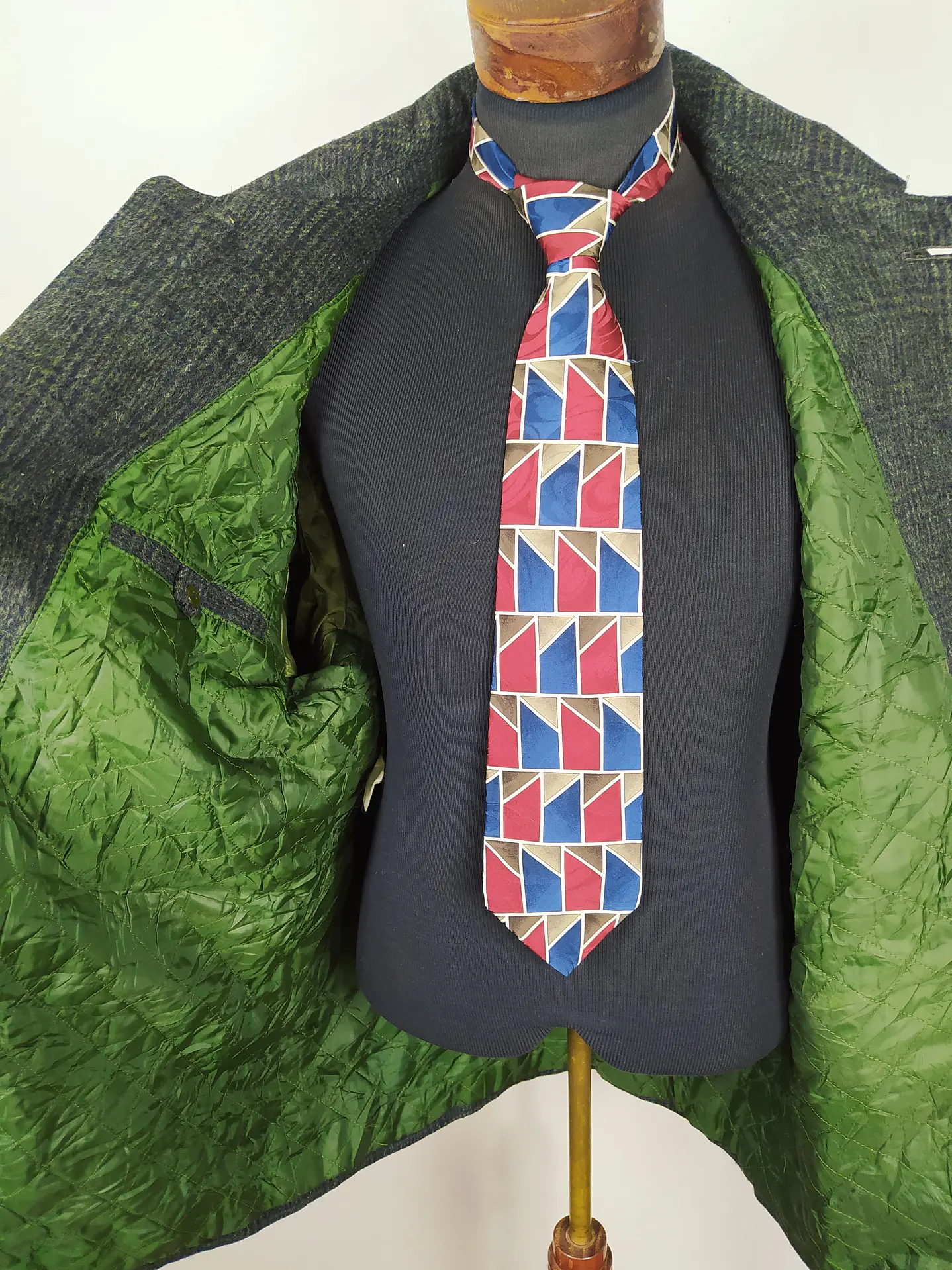 Abrigo pura lana verde Magimsa hombre TALLA LXL - AA5 8