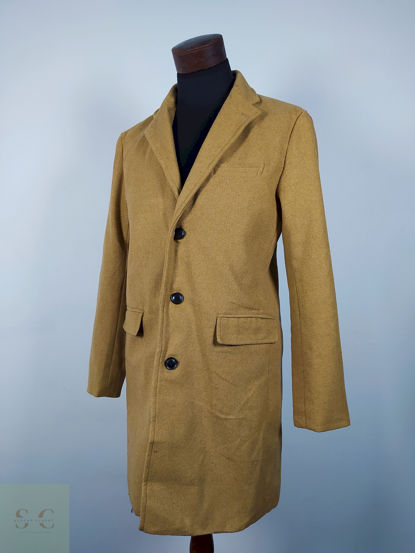 Abrigo lana hombre TALLA M ROSHELL CAMEL - AP82 1