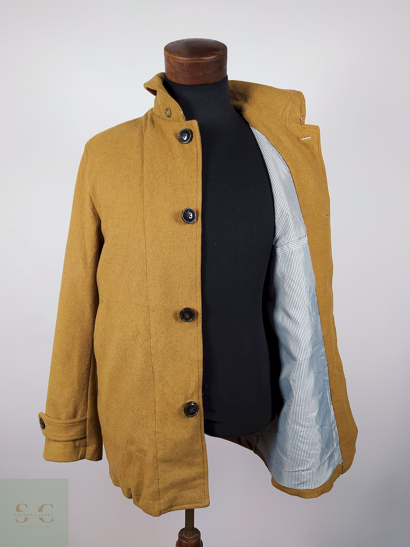 Abrigo lana hombre TALLA SM URBAN RESEARCH CAMEL - AP80 3