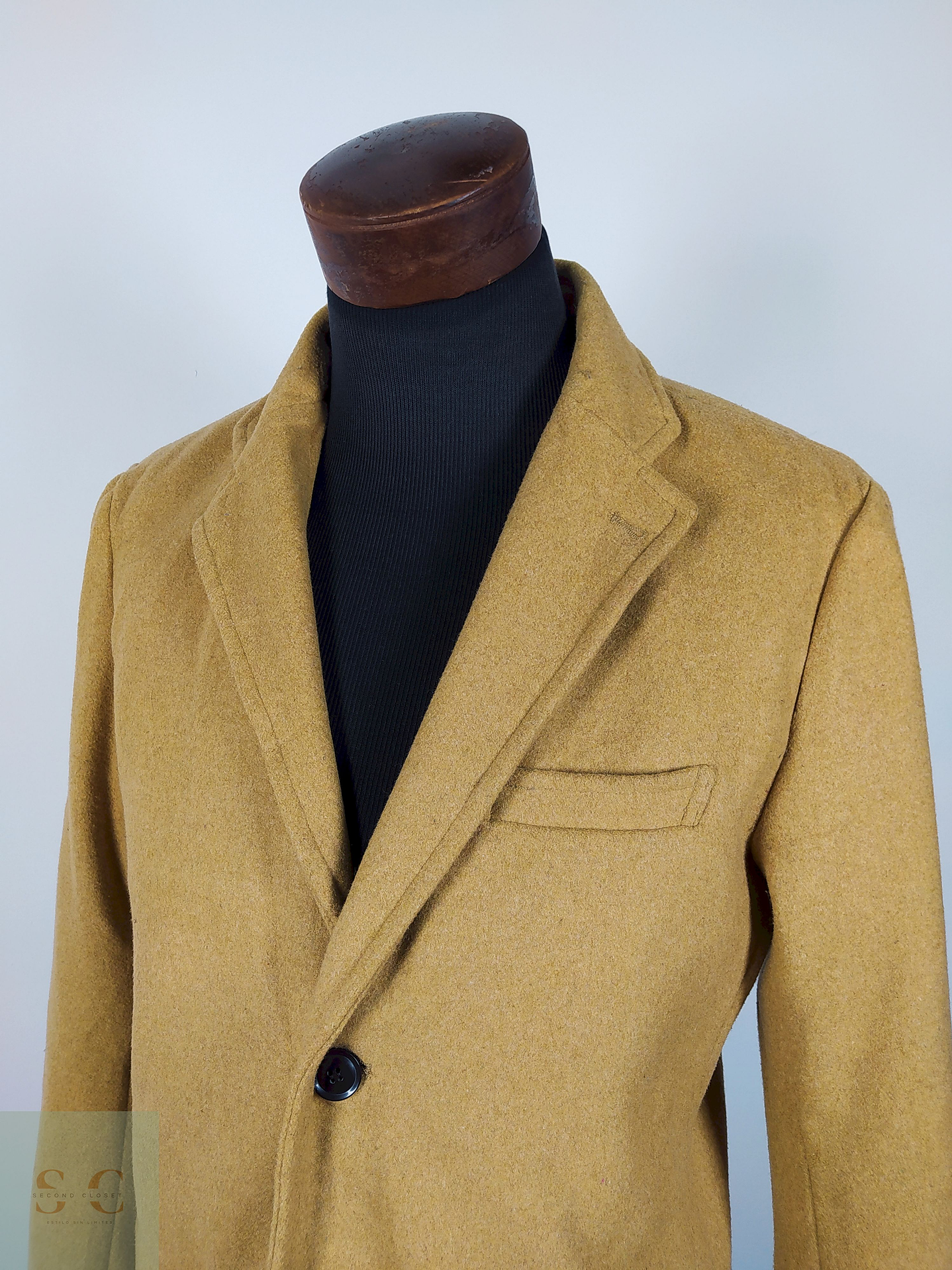 Abrigo lana hombre TALLA M ROSHELL CAMEL - AP82 2