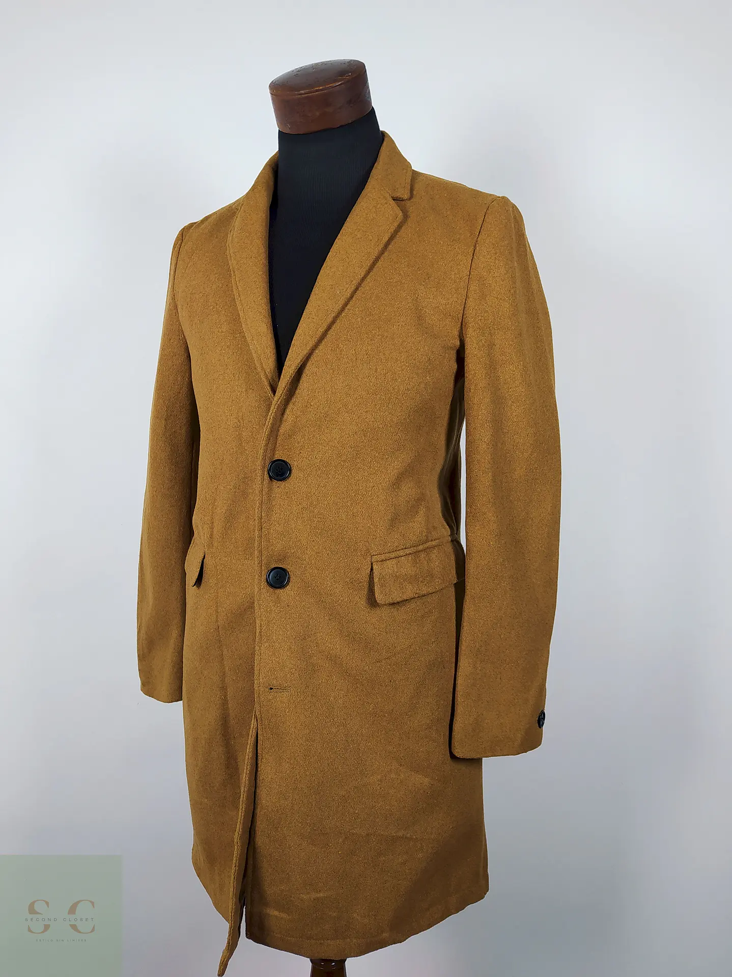 Abrigo lana hombre TALLA SM IMP JAPAN CAMEL - AP92 1