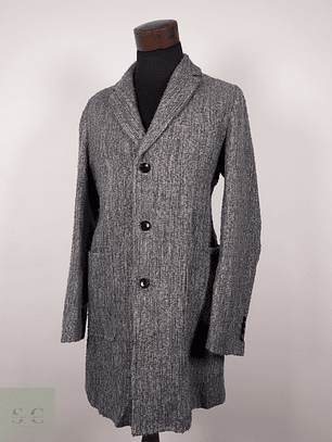 Abrigo lana hombre TALLA M GU PLOMO - AP93