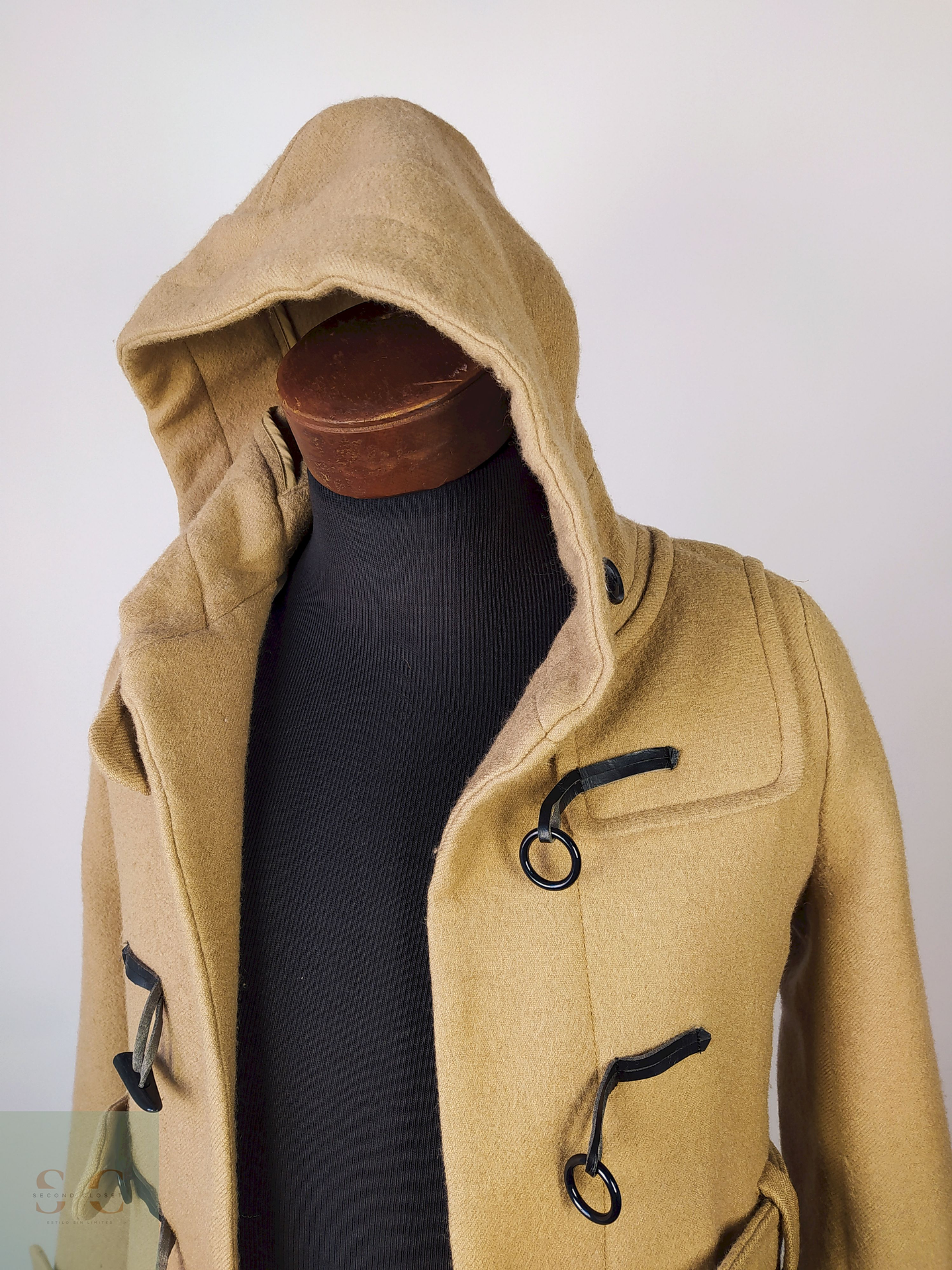 Abrigo MUJER montgomery pura lana Nano Universe TALLA S CAMEL - AP35 2