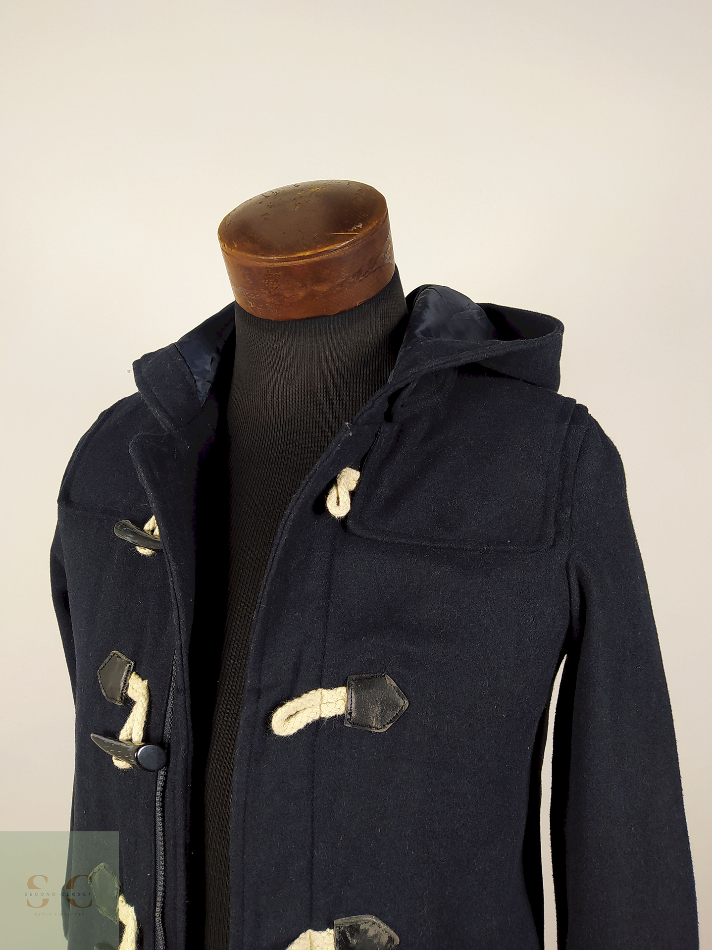 Abrigo montgomery lana TALLA SM MUJER COMME CA ISM AZUL  - AP85 2