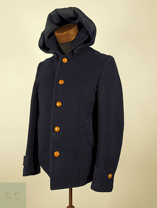 Abrigo lana TALLA S / ESSENTIAL GARMENT BIGI AZUL  - AP99