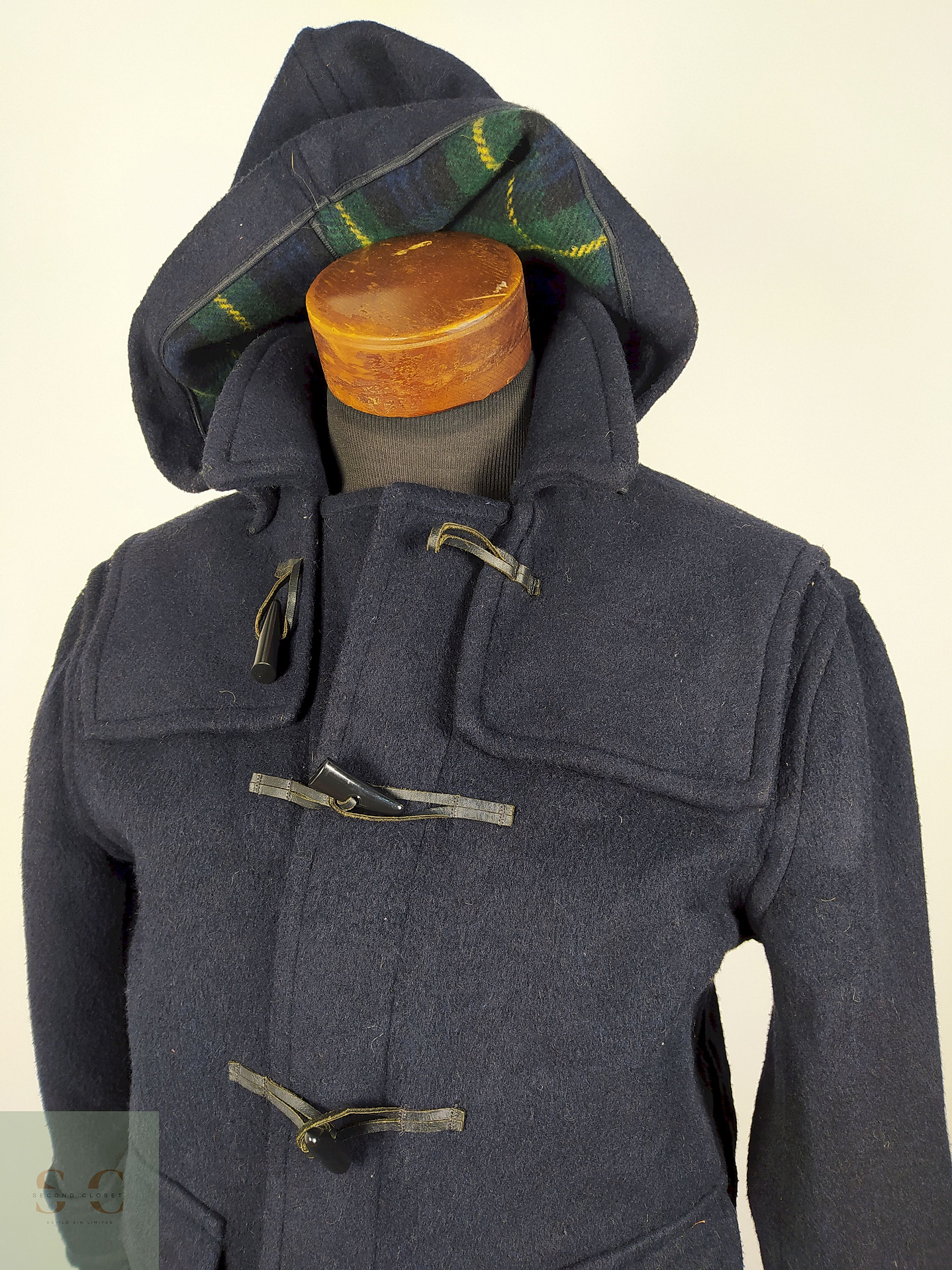 Abrigo montgomery lana hombre TALLA SM HARTINGDON HOUSE AZUL  - AP39 3