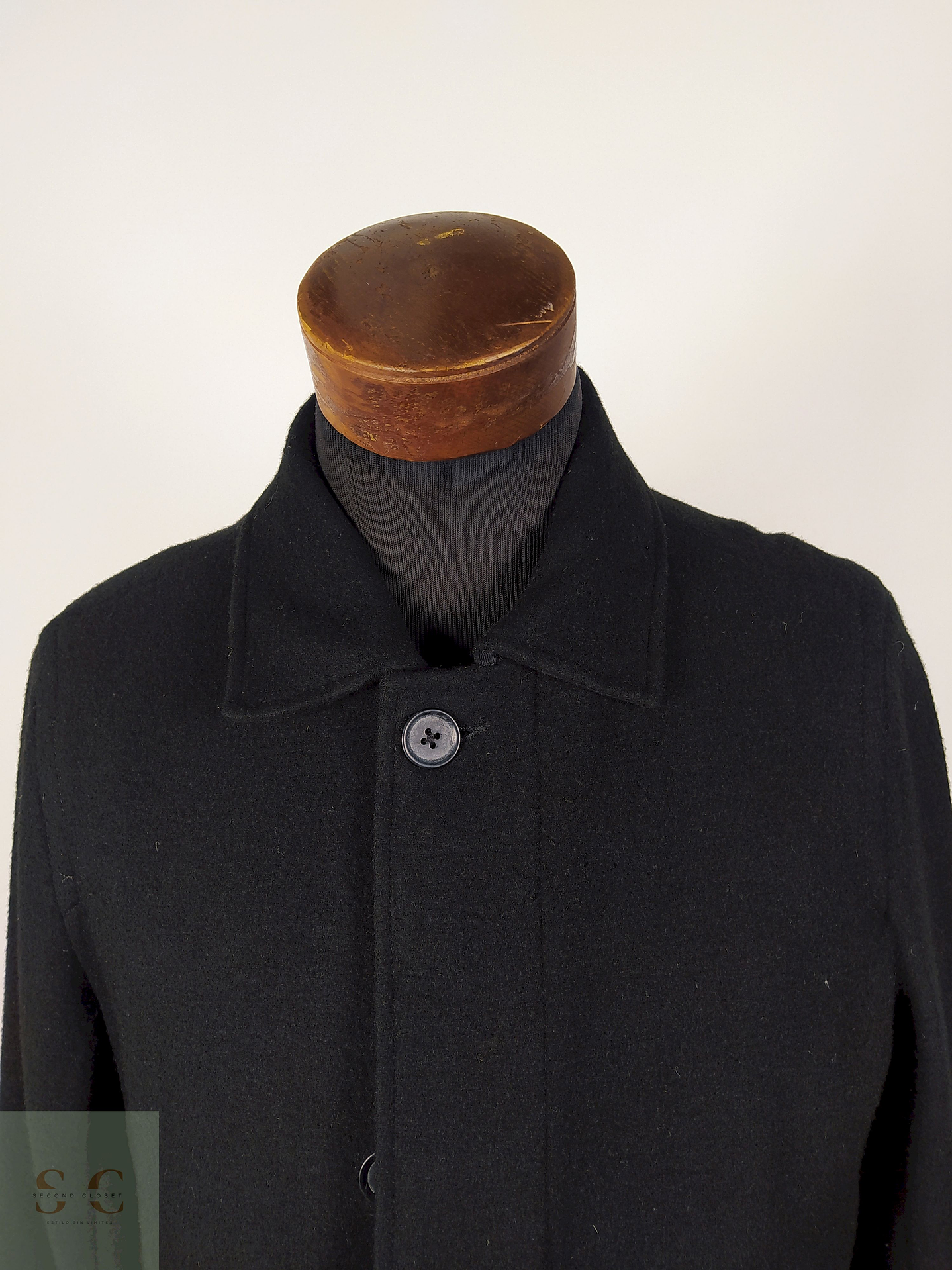 Abrigo lana hombre TALLA M GAP NEGRO - AP83 5