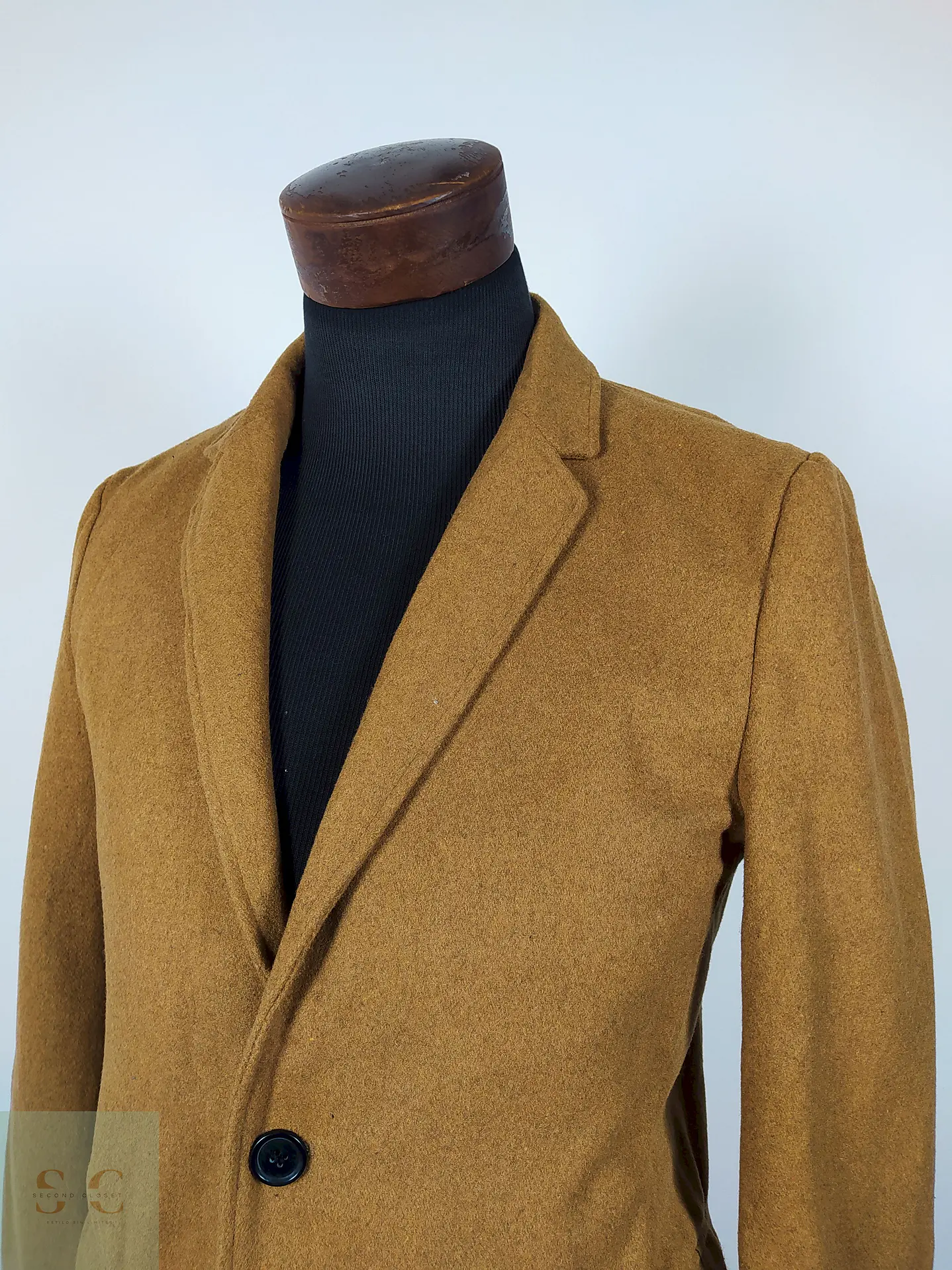 Abrigo lana hombre TALLA SM IMP JAPAN CAMEL - AP92 2