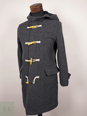 Abrigo montgomery lana lujo hombre TALLA SM LOVELIVELIFE PLOMO - AP56