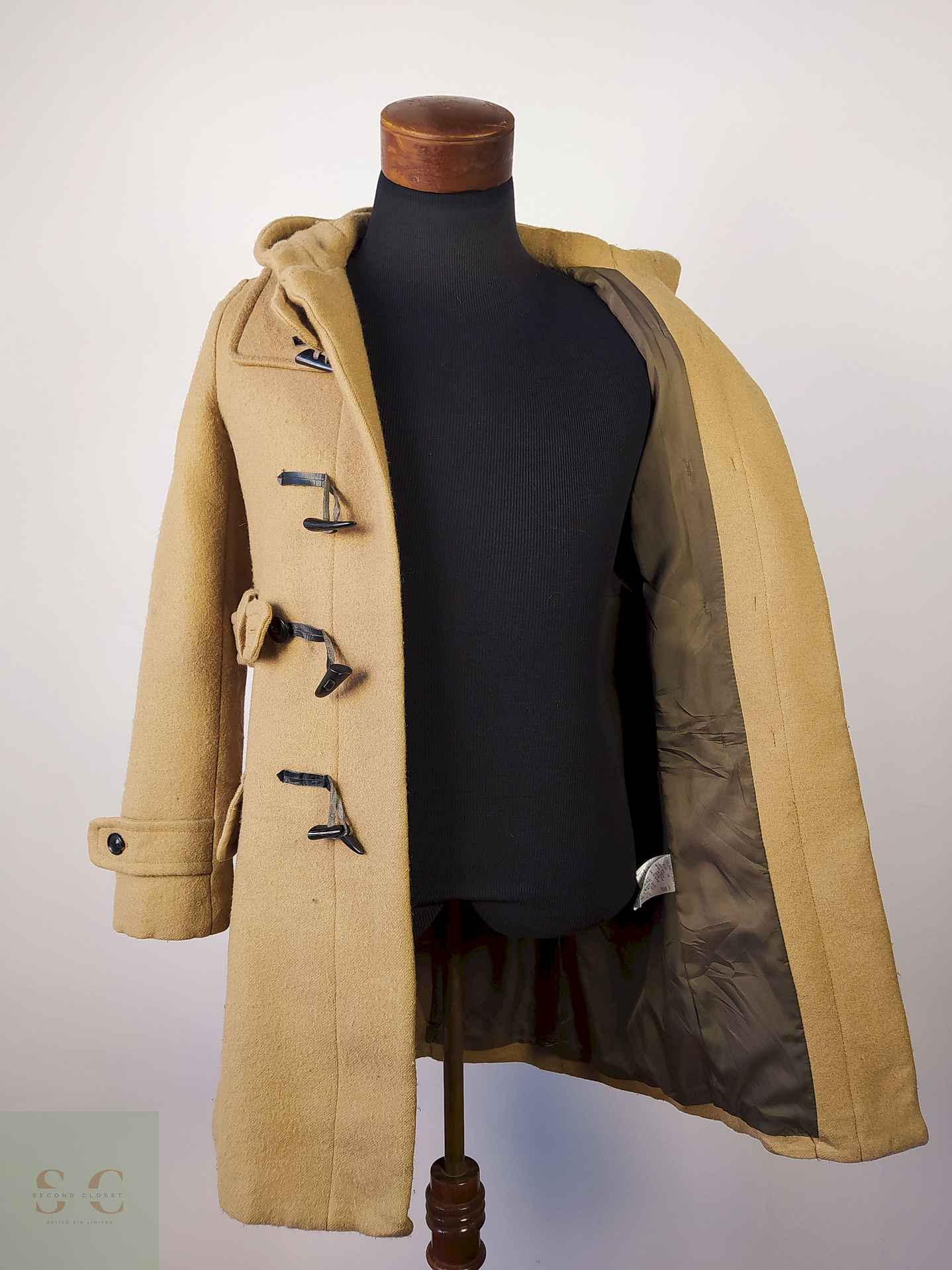 Abrigo MUJER montgomery pura lana Nano Universe TALLA S CAMEL - AP35 3