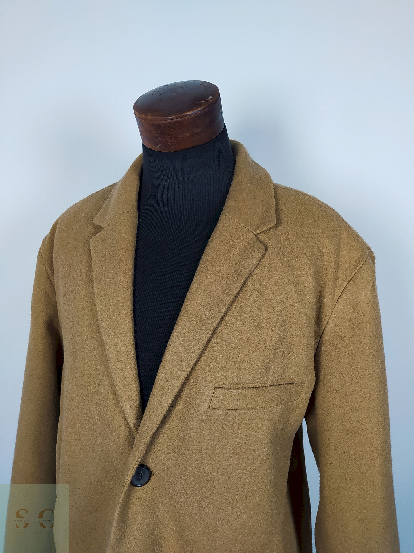 Abrigo Largo hombre TALLA 2XL OLD NAVY CAMEL - AP48 2