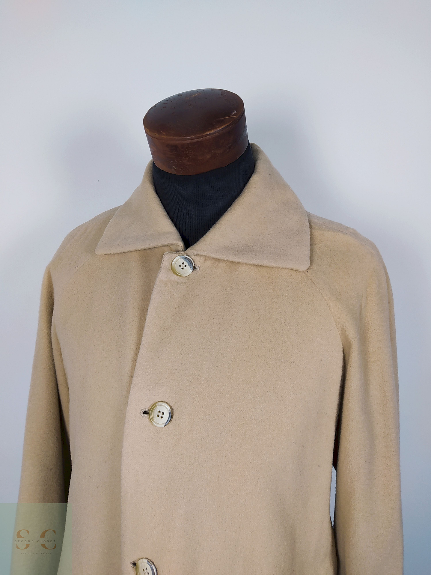 Abrigo largo lana hombre TALLA ML TASTE FASHION BEIGE - AP52 2