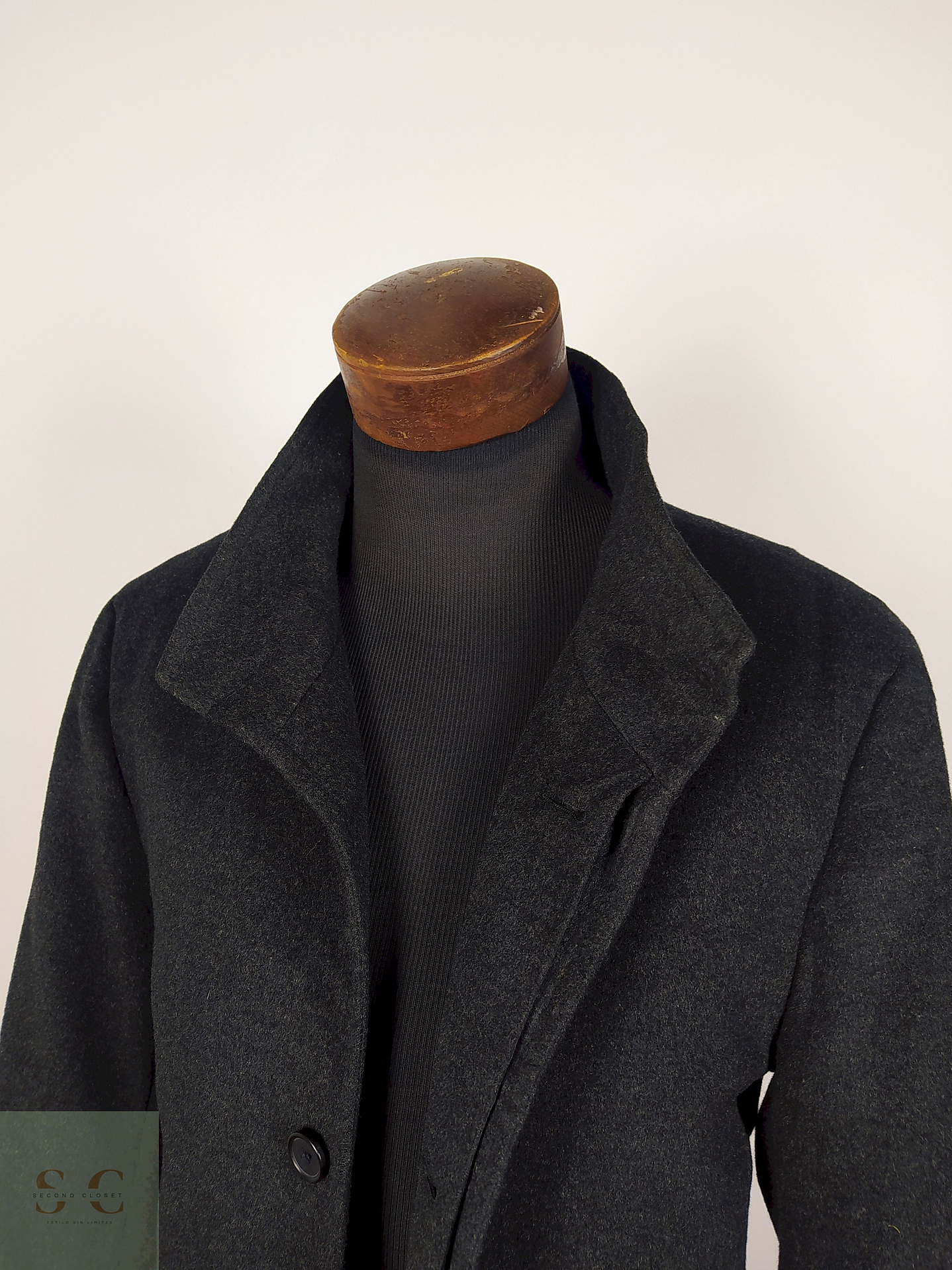 Abrigo lana hombre TALLA L OX RAM COLLECTION PLOMO - AP59 2