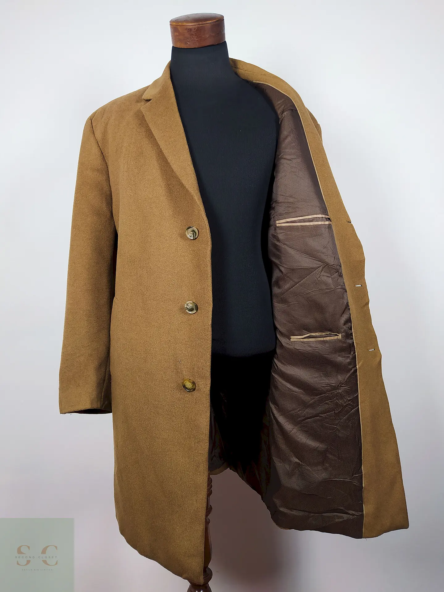 Abrigo largo lana hombre TALLA 2XL JOS. A. BANK CAMEL - AP50 3