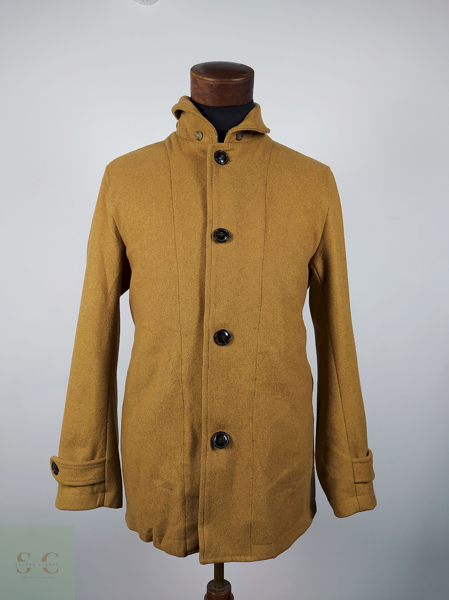 Abrigo lana hombre TALLA SM URBAN RESEARCH CAMEL - AP80 2