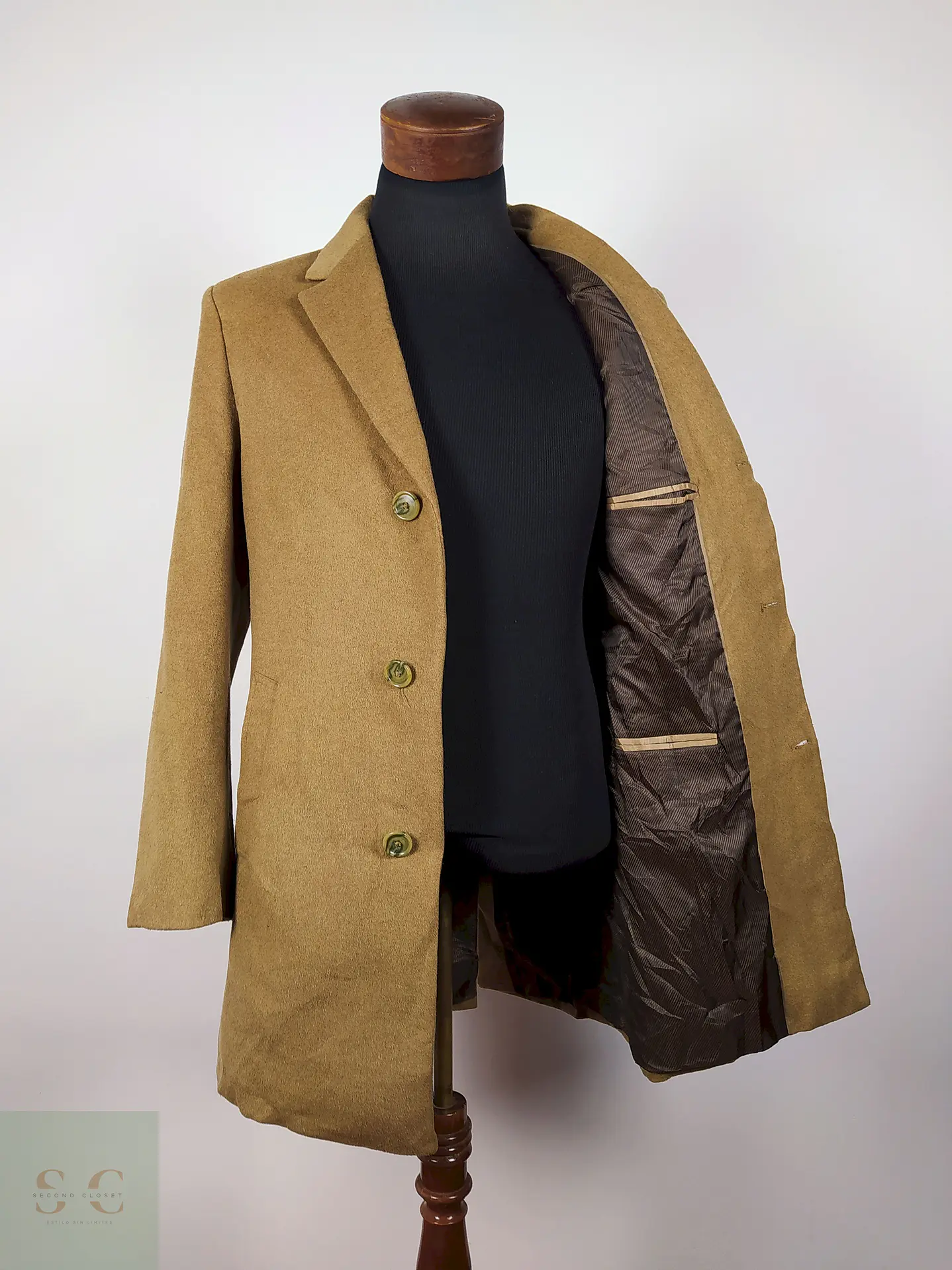 Abrigo lana elegante hombre TALLA SM  JOS. A. BANK CAMEL - AP96 3