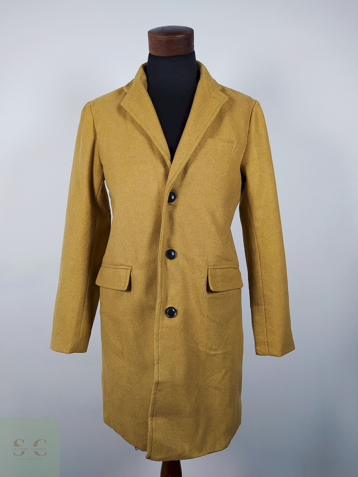 Abrigo lana hombre TALLA M ROSHELL CAMEL - AP82 5