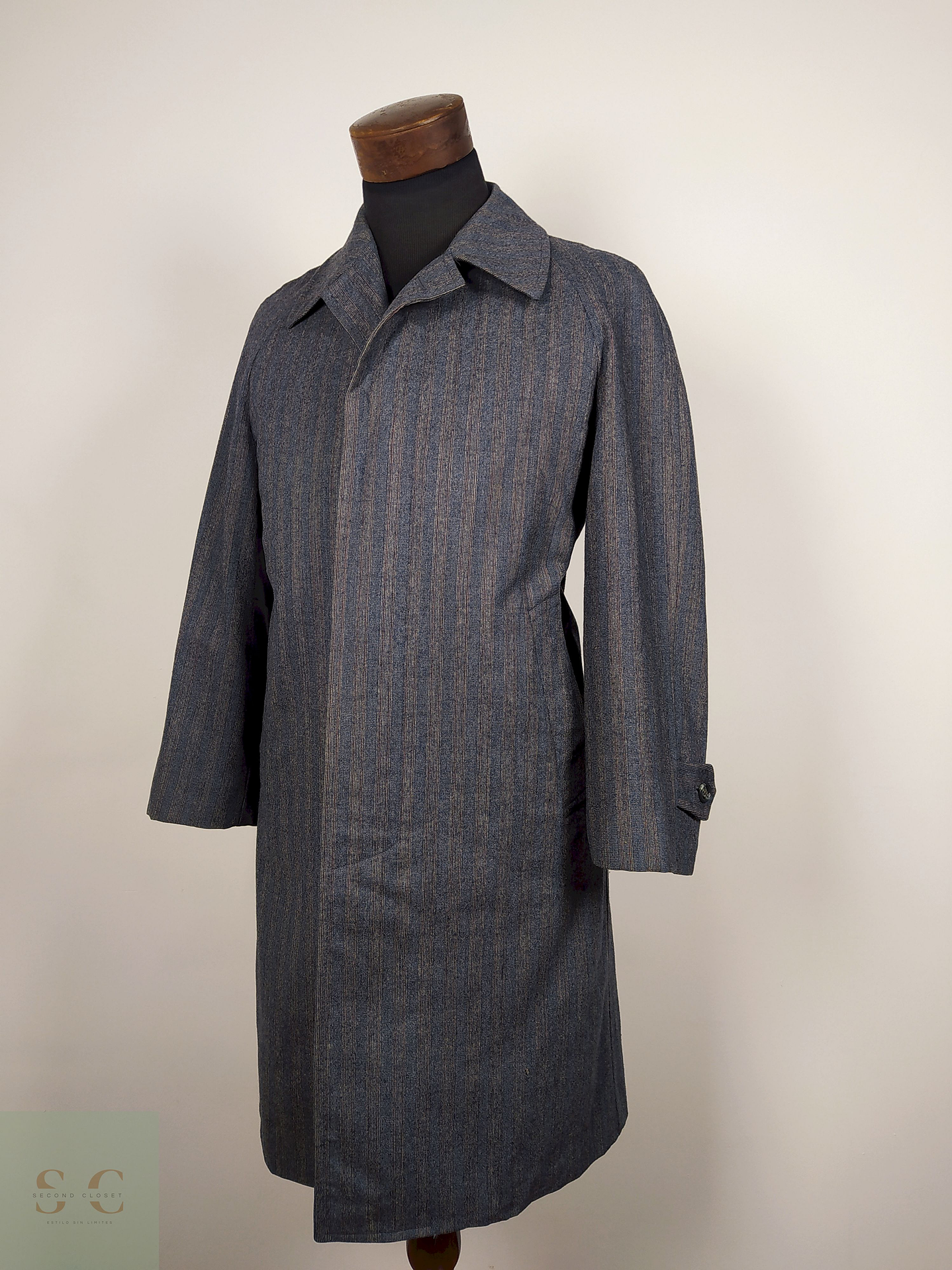 Abrigo largo lana hombre TALLA S HANABISHI  PLOMO - AP53 3