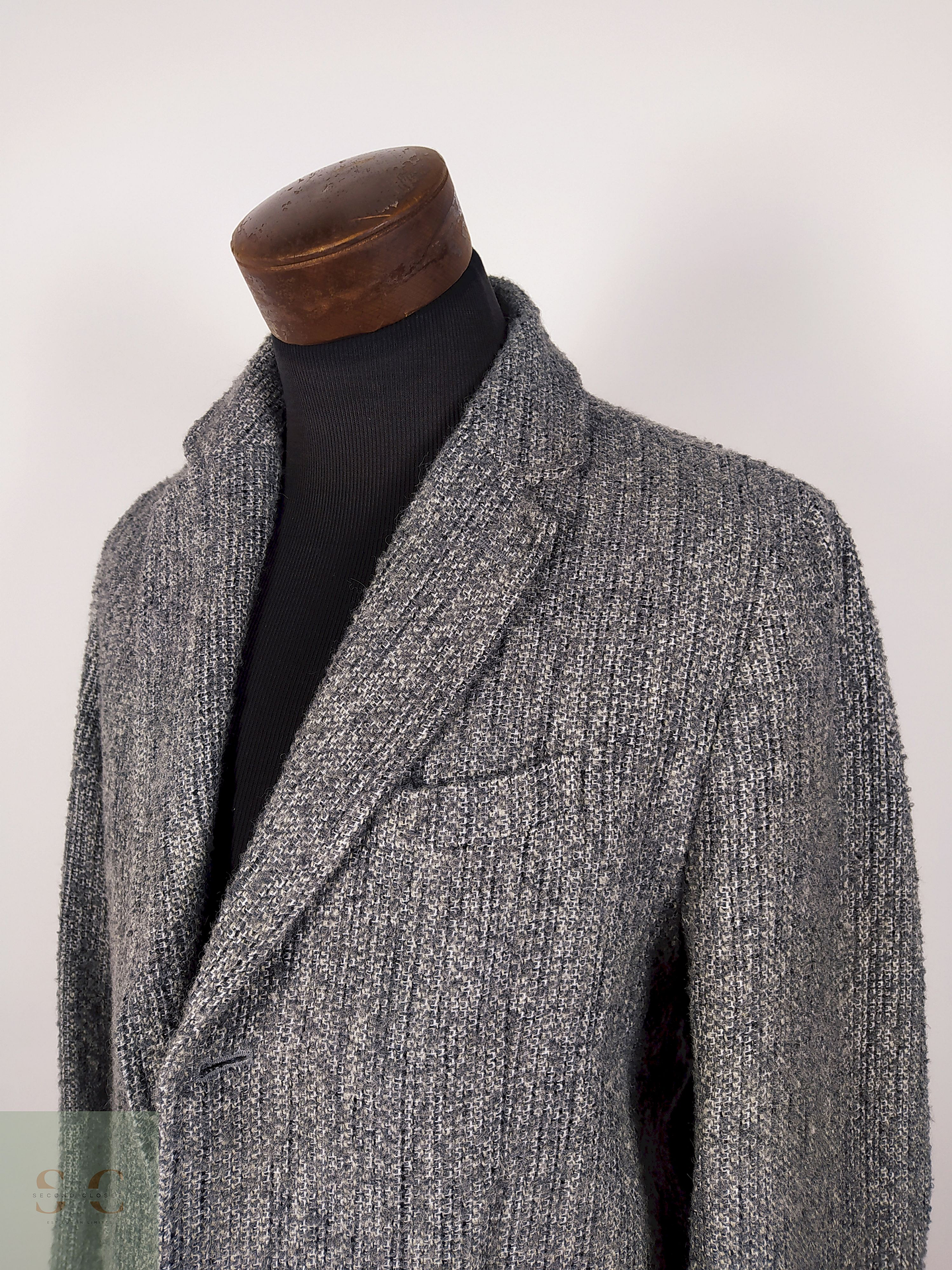 Abrigo lana hombre TALLA M GU PLOMO - AP93 4