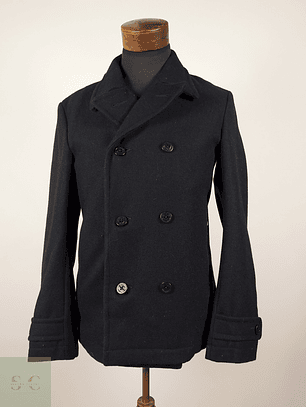 Abrigo marinero lana hombre TALLA M MONOTYPE NEGRO - AP87