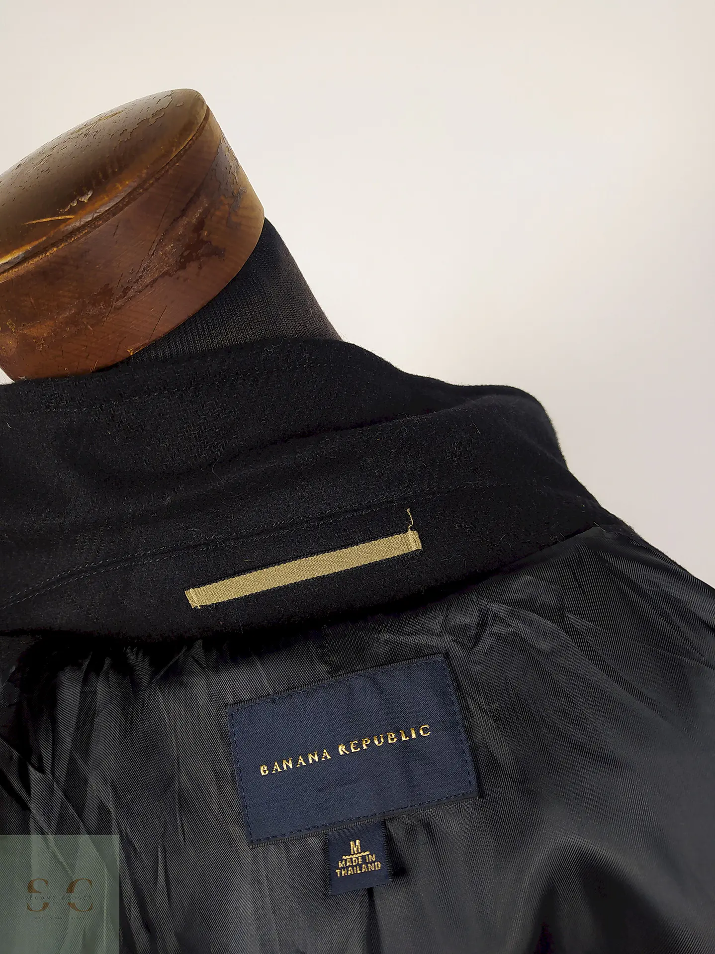 Abrigo lana hombre TALLA M BANANA REPUBLIC NEGRO - AP97 5
