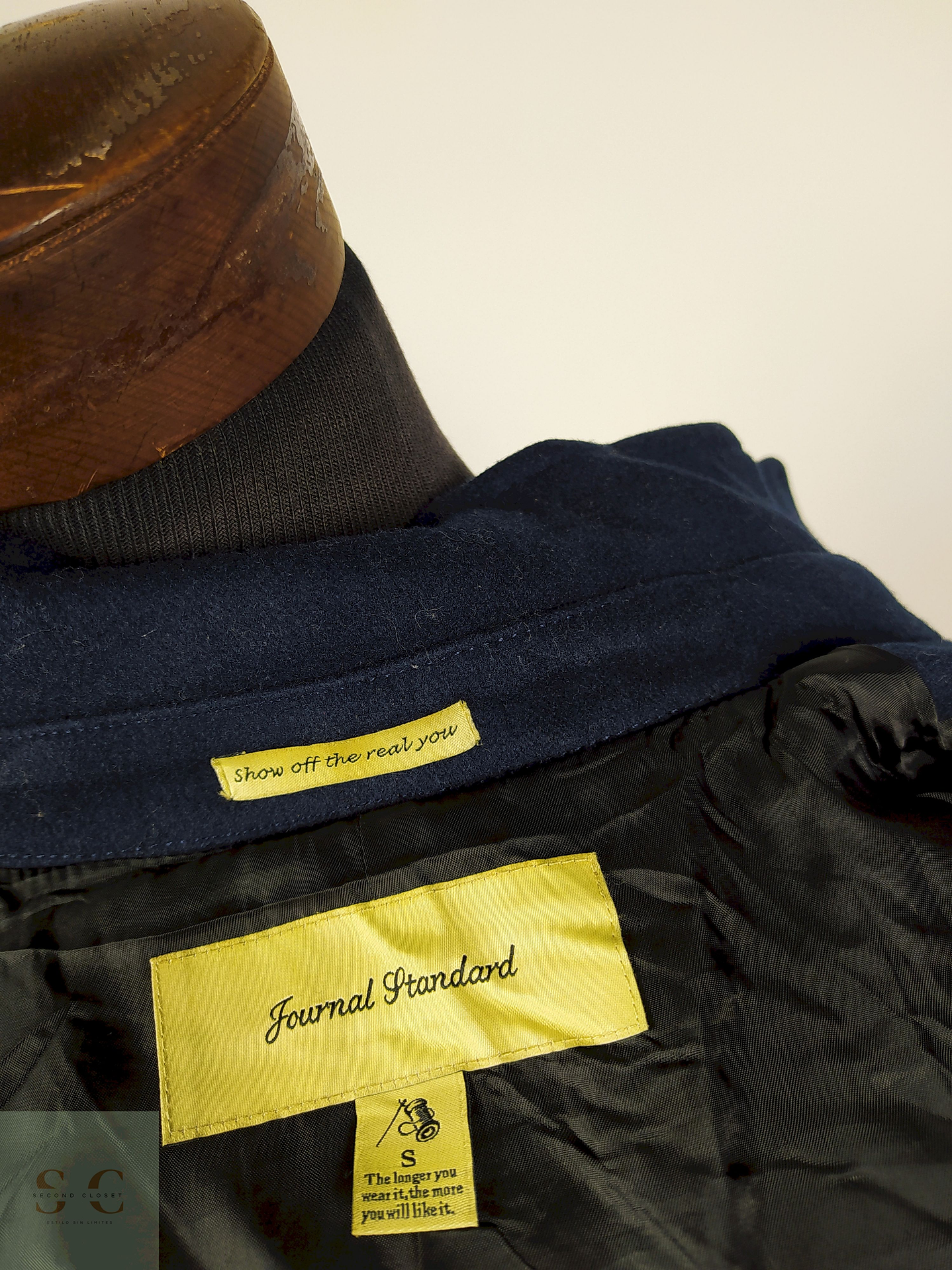 Abrigo lana premium TALLA XS JOURNAL STANDARD AZUL - AP101 4