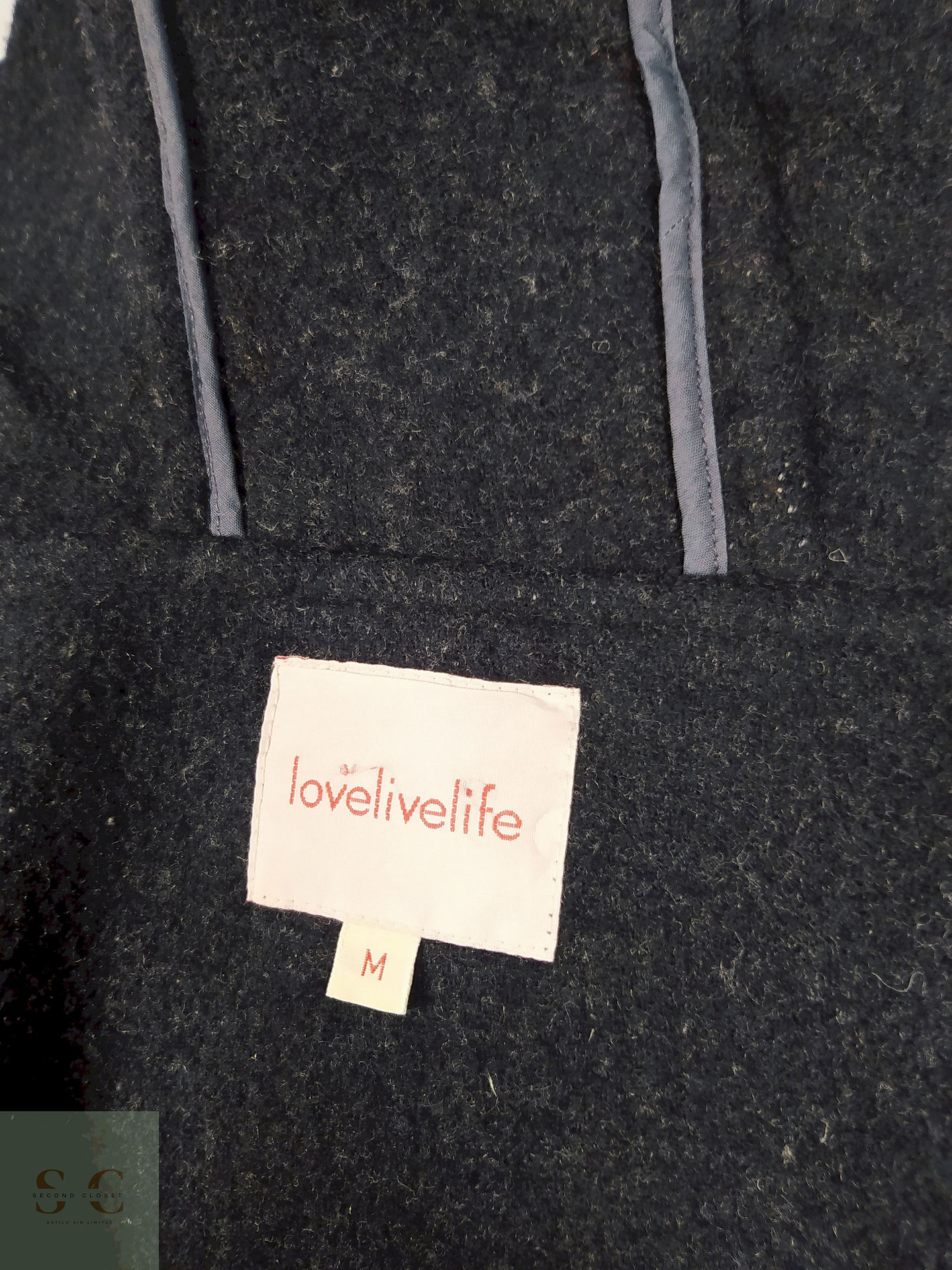 Abrigo montgomery lana lujo hombre TALLA SM LOVELIVELIFE PLOMO - AP56 5