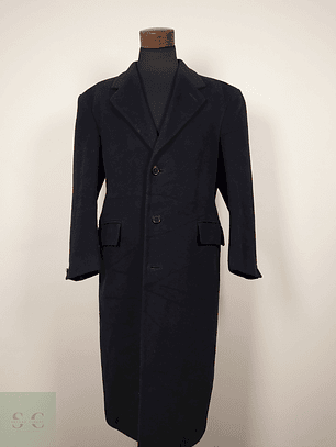 Abrigo largo lana hombre TALLA 2XL AZUL - AP49