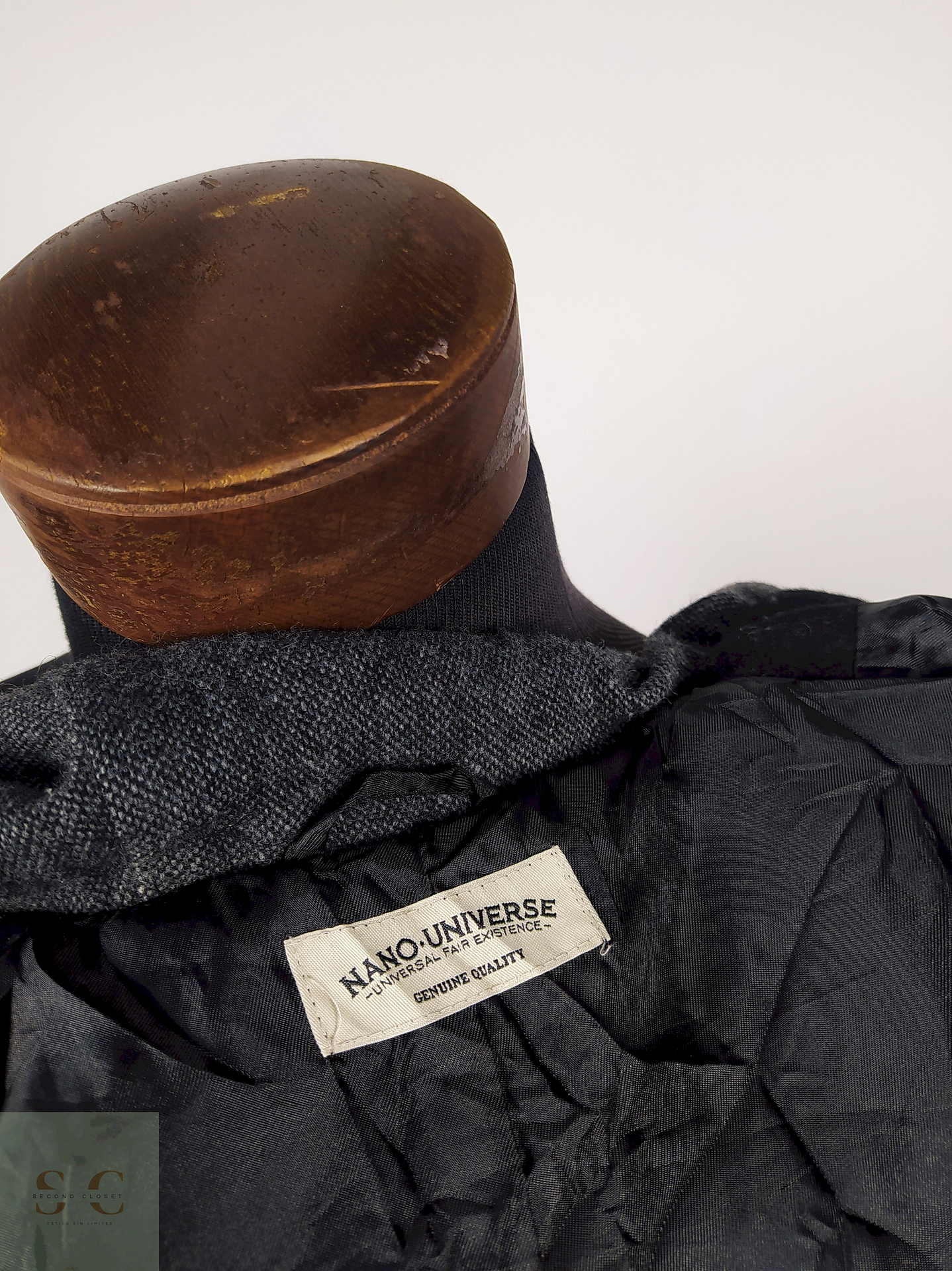 Abrigo montgomery lana TALLA S NANO UNIVERSE NEGRO - AP72 4