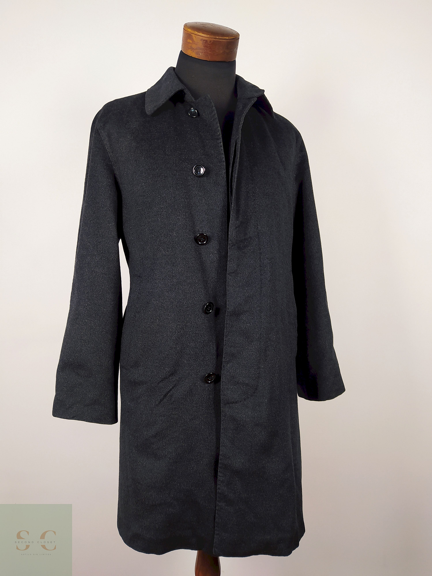 Abrigo lana y cashmere hombre TALLA ML PERFECT SUIT FACTORY PLOMO - AP69-GG 2