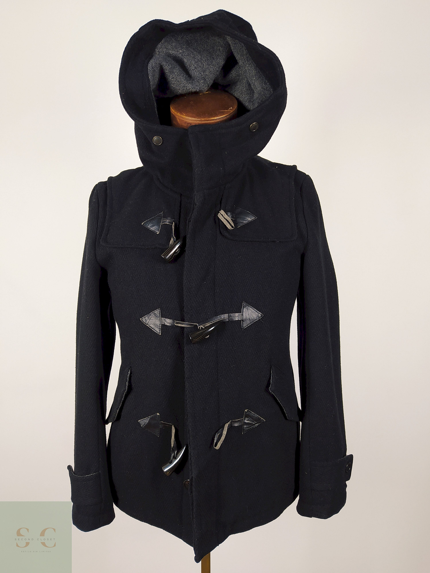 Abrigo montgomery lana TALLA S NANO UNIVERSE NEGRO - AP72 5