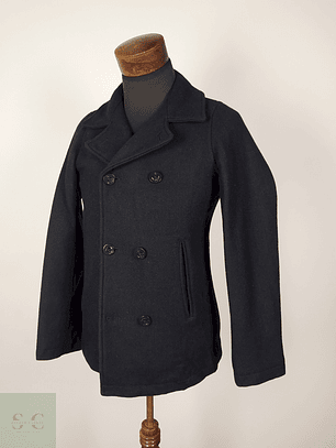 Abrigo Marinero lana UNISEX premium Negro Talla XXS hombre TALLA SM mujer General Supply - AP202