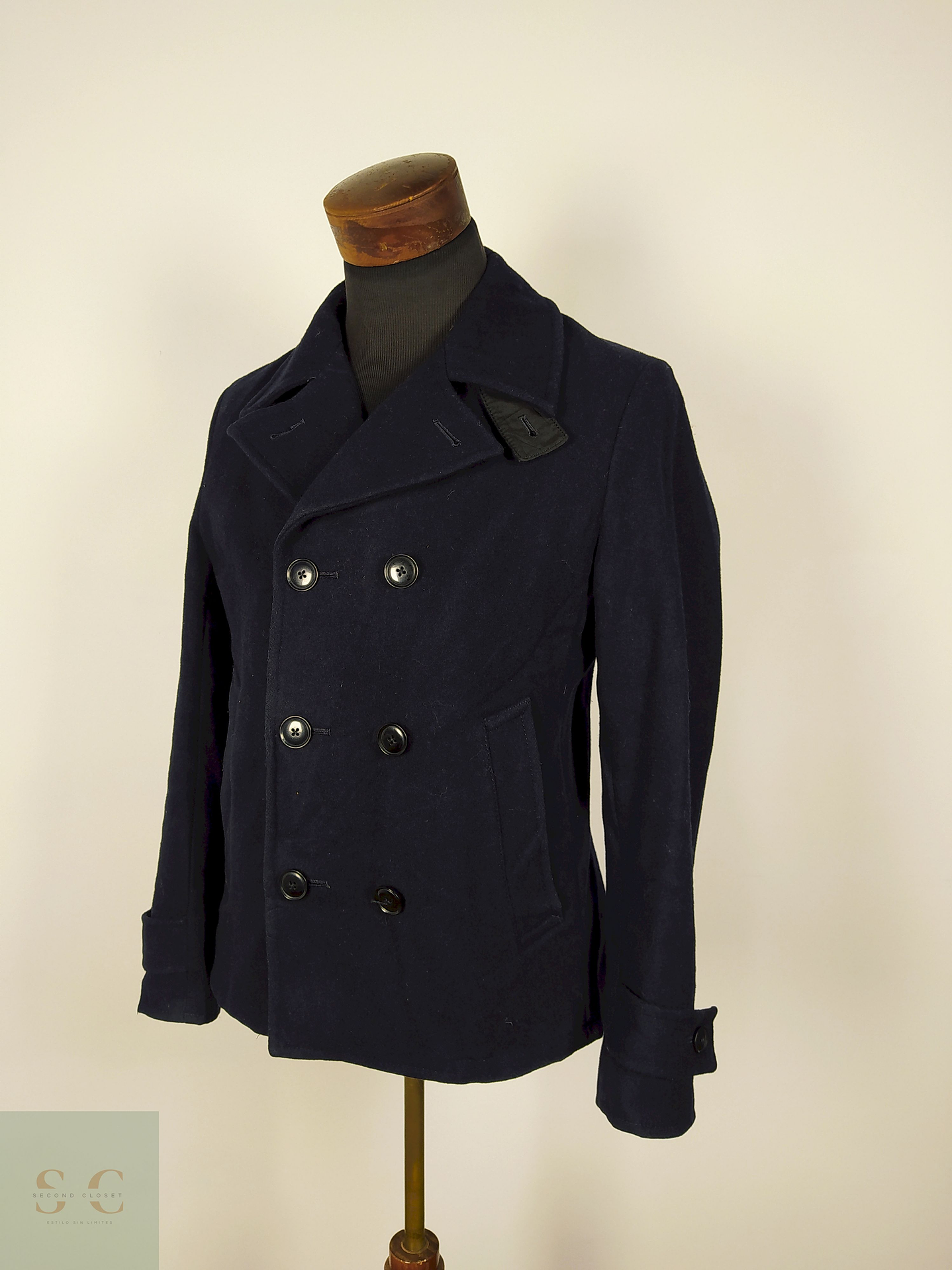 Abrigo Marinero lana hombre AZUL Talla XS/S UNION STATION - AP105 1