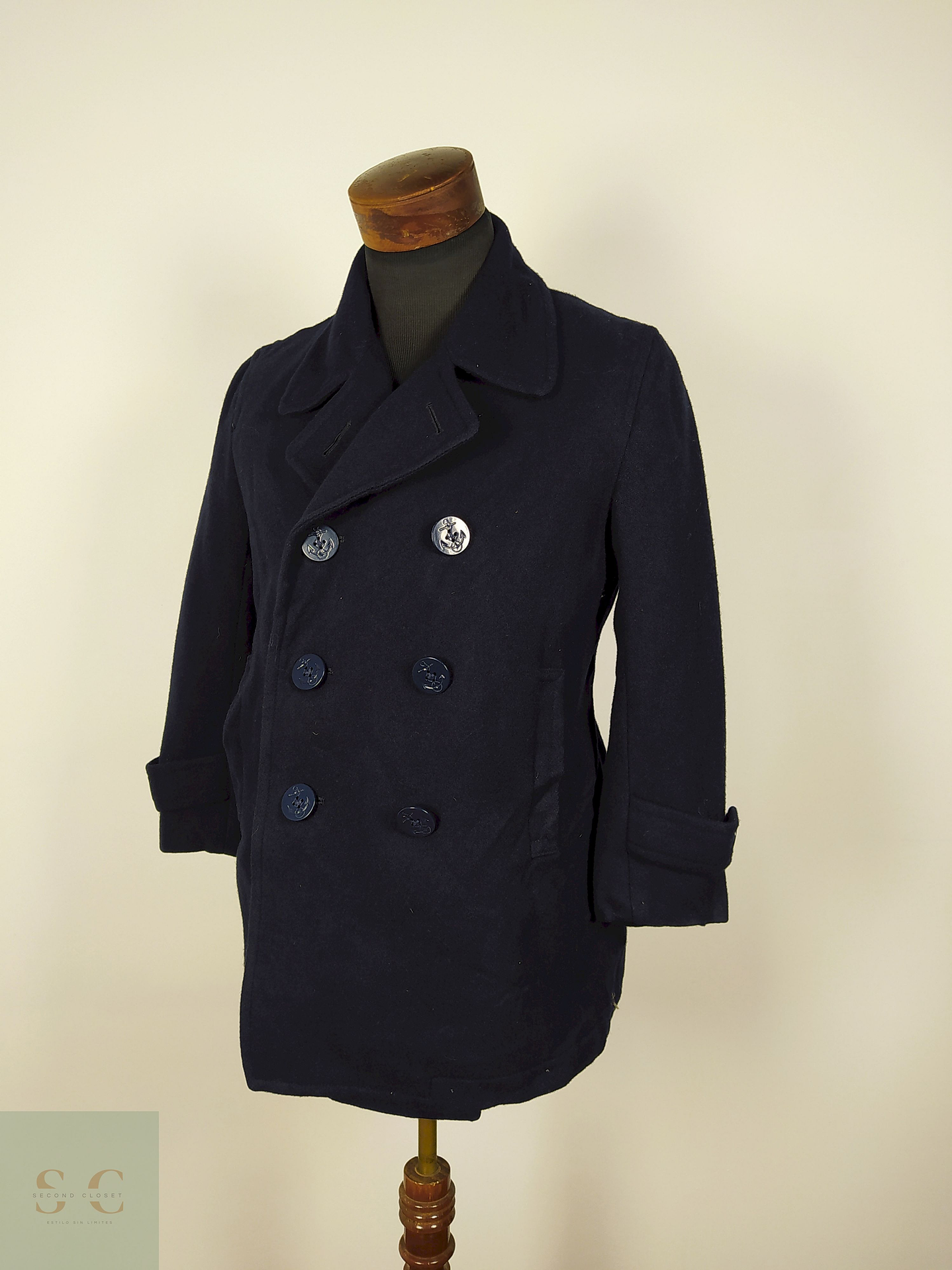 Abrigo Marinero lana premium AZUL Talla SM CAMPU LIFE - AP103 1