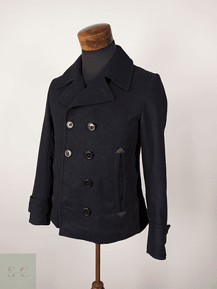 Abrigo Marinero lana hombre Negro Talla S Rageblue - AP153