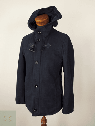 Abrigo lana hombre Azul Talla M AKIQ - AP156