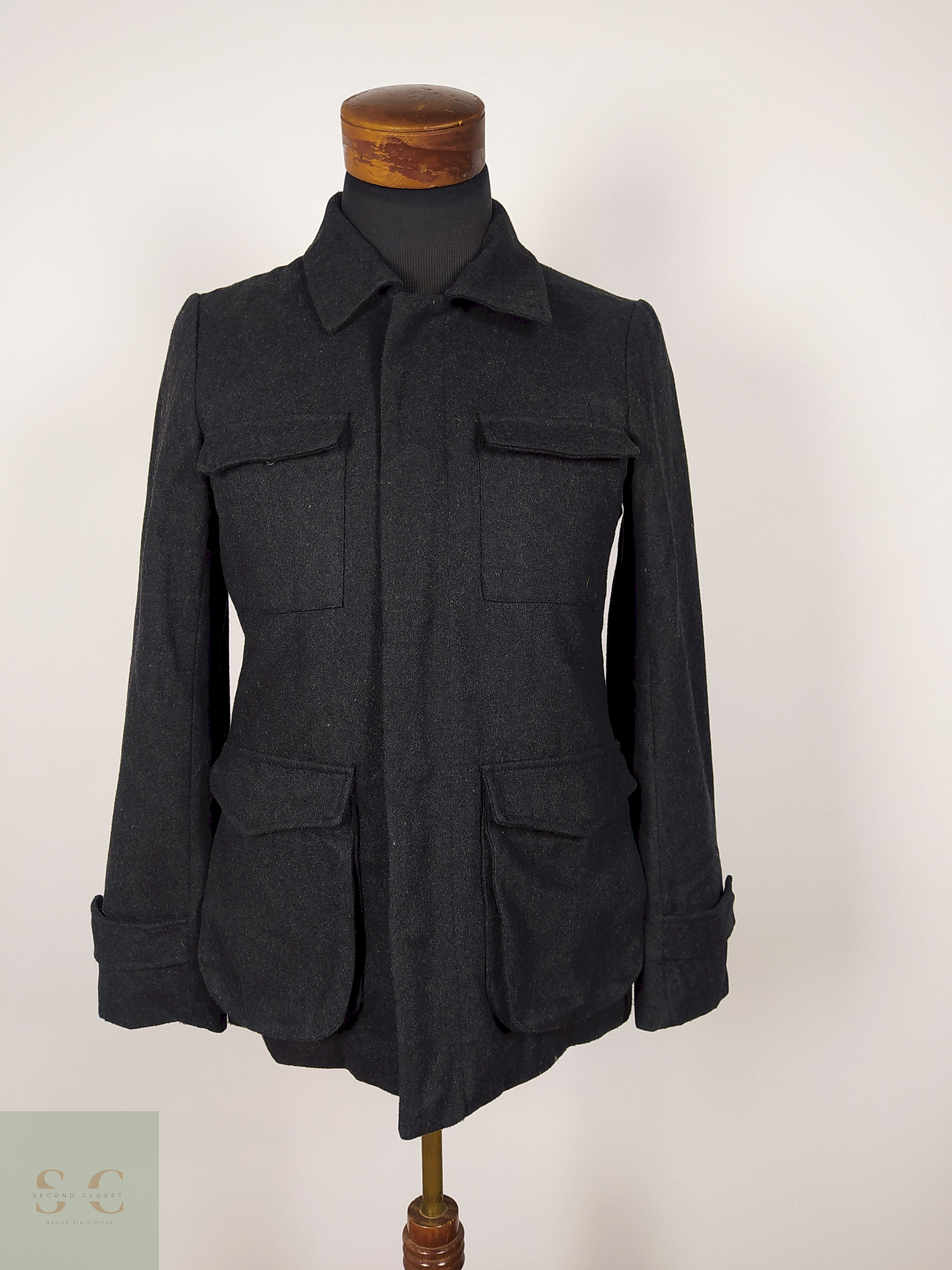 Chaqueta lana hombre PLOMO Talla XS URBAN RESEARCH - AP111 1