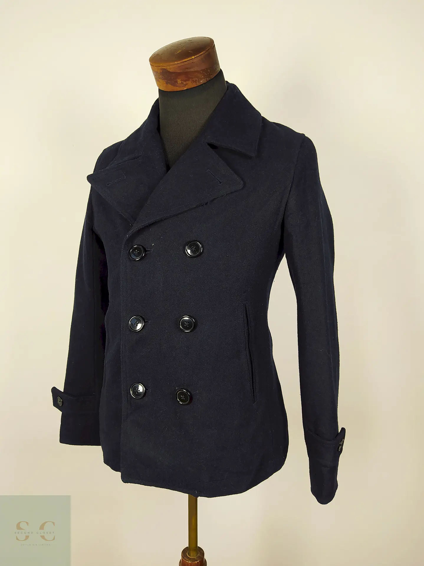 Abrigo Marinero hombre AZUL Talla S BROWNY  - AP109 1