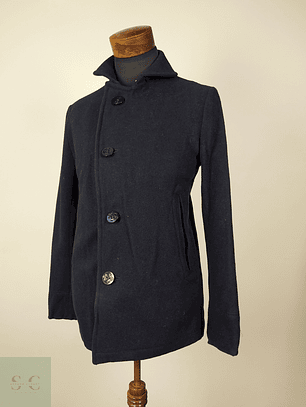 Abrigo lana hombre premium Azul Talla M Worker Union - AP210